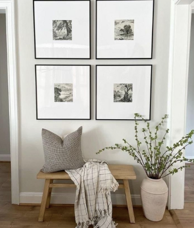 Entry: Gallery Wall Bench