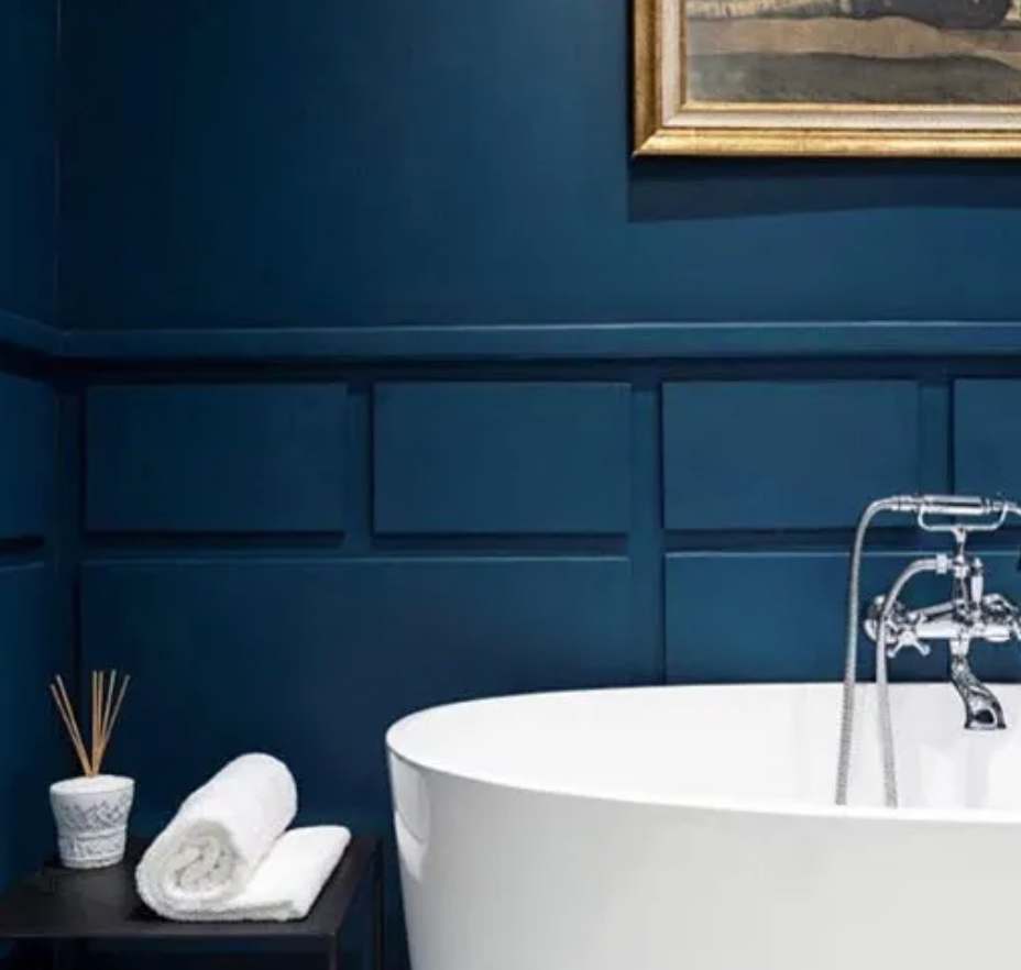 Design Inspiration: Blue Bathroom Ideas – roomLift, image size:928x882